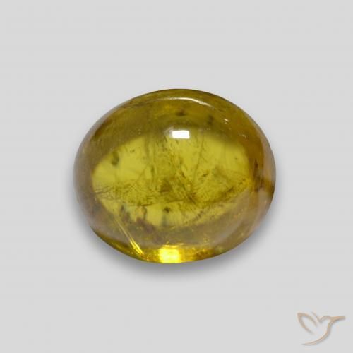 2.63ct Naturale Dorato Sfene, Ovale, Trasparente