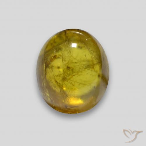 Sfene Dorato naturale da 2.63 ct, Ovale, Trasparente