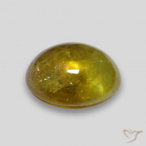 Sfene Oro medio naturale da 2.67 ct, Ovale, Trasparente