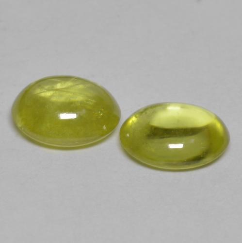 Gemme di Sfene Giallo verdastro naturale da 2.09 ct, Taglio ovale, Trasparente