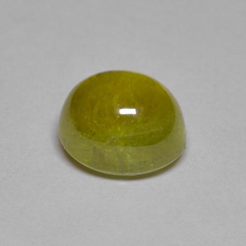 Sfene Limone giallo naturale da 2.84 ct, Taglio ovale, Trasparente