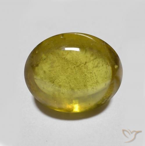 Sfene Marrone dorato intenso Deep naturale da 2.59 ct, Ovale, Traslucido