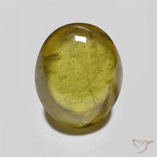Sfene Marrone dorato intenso Deep naturale da 2.59 ct, Ovale, Traslucido
