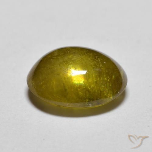 Sfene Marrone dorato intenso Deep naturale da 2.59 ct, Ovale, Traslucido