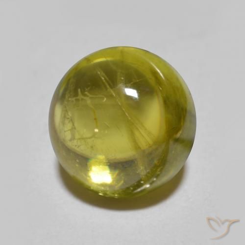 Sfene Oro medio naturale da 2.04 ct, Rotondo, Traslucido