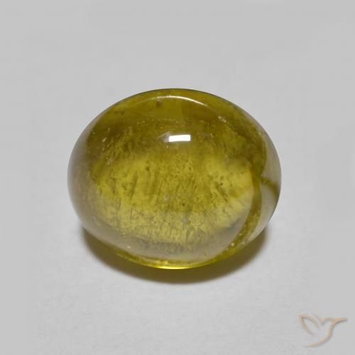 2.68ct Naturale Medium Golden Brown Sfene, Ovale, Traslucido