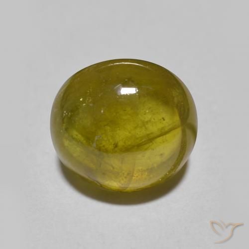 2.99ct Naturale Marrone dorato Sfene, Ovale, Traslucido