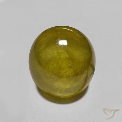 Sfene Marrone dorato naturale da 2.99 ct, Ovale, Traslucido