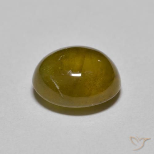 Sfene Marrone dorato naturale da 2.99 ct, Ovale, Traslucido