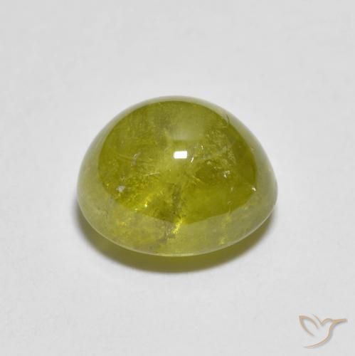 Sfene Giallo medio naturale da 2.60 ct, Ovale, Trasparente