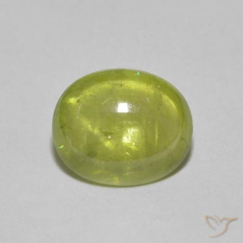 2.27ct Naturale Giallo medio Sfene, Ovale, Trasparente