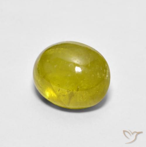 Sfene Oro giallastro naturale da 2.76 ct, Ovale, Trasparente