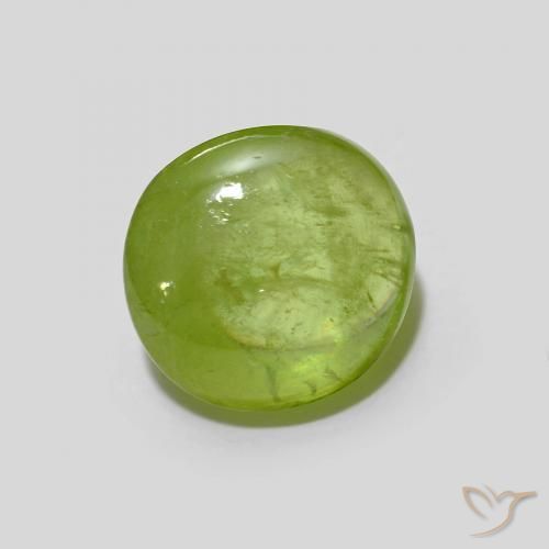 Sfene Verde brillante naturale da 2.53 ct, Ovale, Trasparente