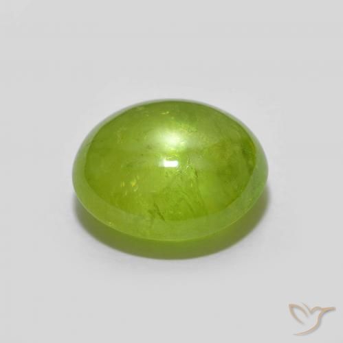 Sfene Verde brillante naturale da 2.53 ct, Ovale, Trasparente