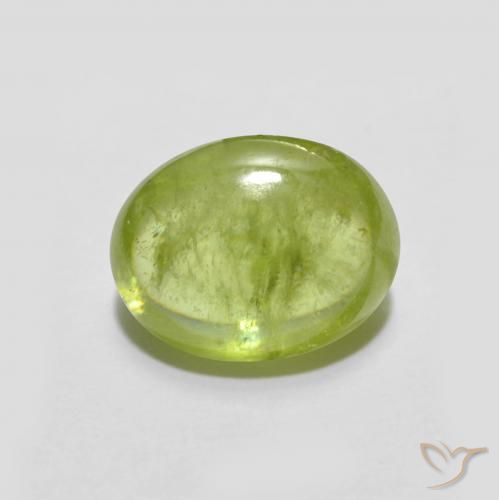 2.50ct Naturale Giallo medio Sfene, Ovale, Trasparente