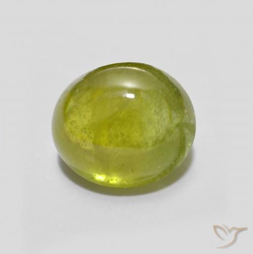 2.41ct Naturale Giallo medio Sfene, Ovale, Trasparente