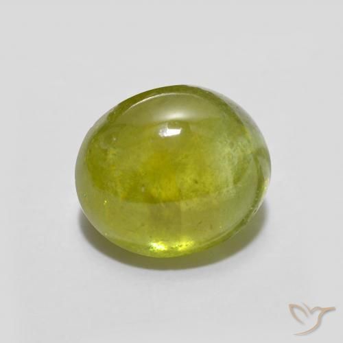 Sfene Giallo medio naturale da 2.41 ct, Ovale, Trasparente
