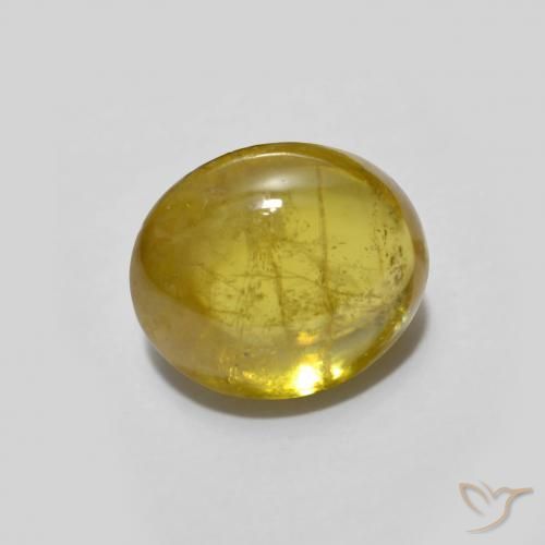 Sfene Arancione-Oro naturale da 1.94 ct, Ovale, Trasparente