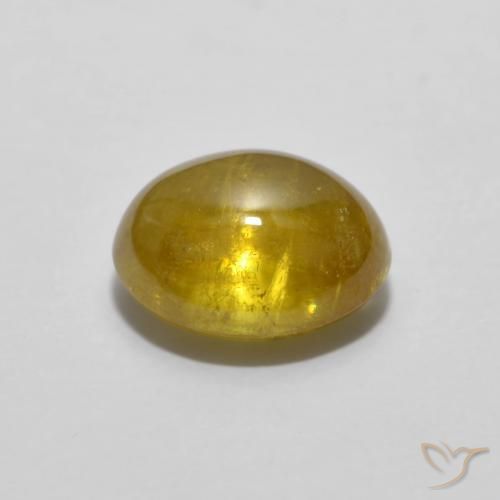 Sfene Arancione-Oro naturale da 1.94 ct, Ovale, Trasparente