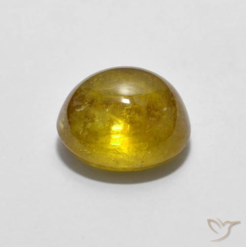 Sfene oro terroso naturale da 2.61 ct, Ovale, Trasparente