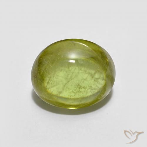 2.60ct Naturale Giallo medio Sfene, Ovale, Trasparente