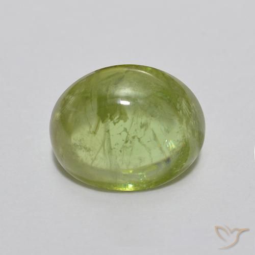1.93ct Naturale Verde medio Sfene, Ovale, Trasparente