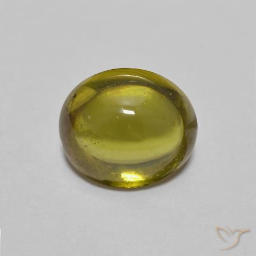 1.22ct Naturale oro terroso Sfene, Ovale, Trasparente