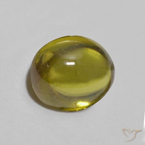 Sfene oro terroso naturale da 1.22 ct, Ovale, Trasparente