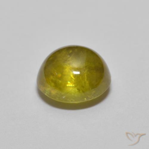 Sfene Oro medio naturale da 1.24 ct, Ovale, Trasparente