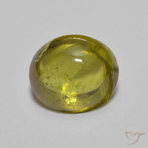1.76ct Naturale Marrone dorato intenso Deep Sfene, Ovale, Trasparente