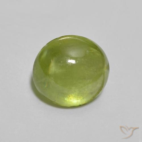 Sfene Verde brillante naturale da 1.53 ct, Ovale, Trasparente