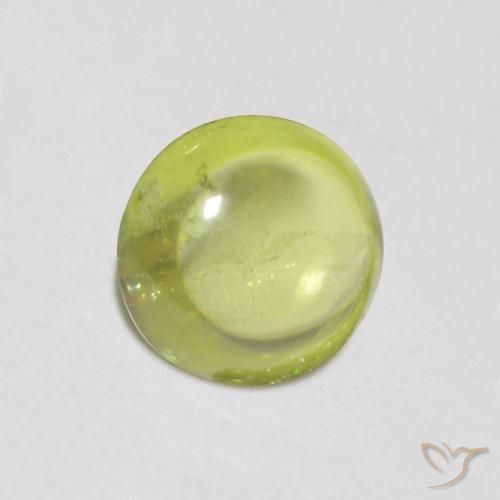 Sfene Verde brillante naturale da 0.94 ct, Ovale, Trasparente