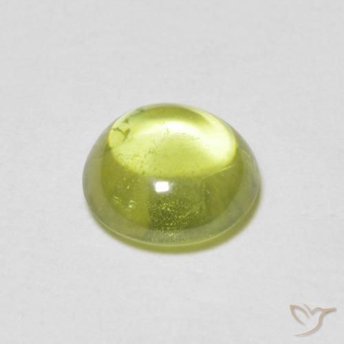 Sfene Verde brillante naturale da 0.94 ct, Ovale, Trasparente