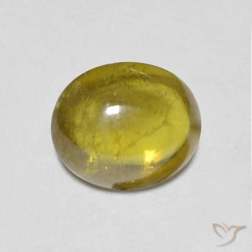 1.03ct Naturale Medium Golden Brown Sfene, Ovale, Trasparente
