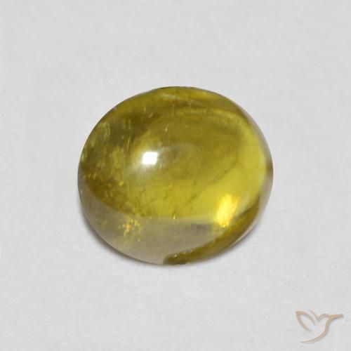 Sfene Medium Golden Brown naturale da 1.03 ct, Ovale, Trasparente