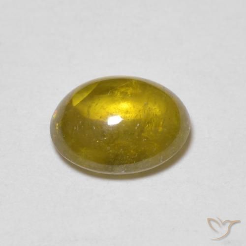 Sfene Medium Golden Brown naturale da 1.03 ct, Ovale, Trasparente