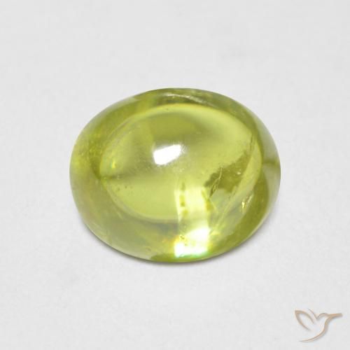 1.09ct Naturale Giallo medio Sfene, Ovale, Trasparente