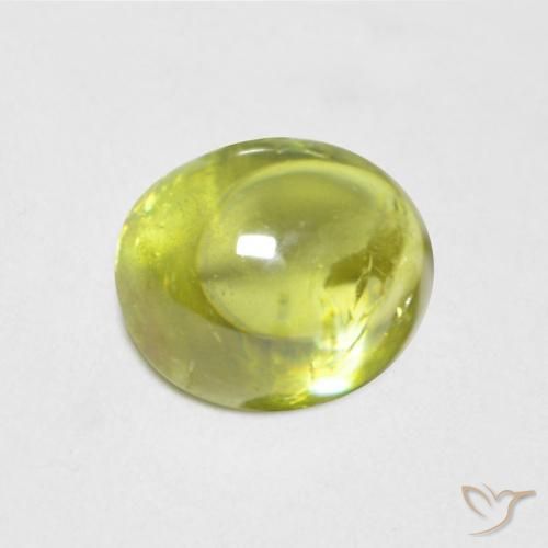 Sfene Giallo medio naturale da 1.09 ct, Ovale, Trasparente