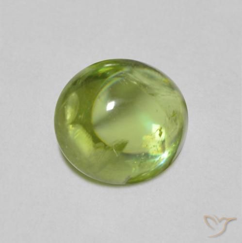 Sfene Verde brillante naturale da 1.15 ct, Ovale, Trasparente
