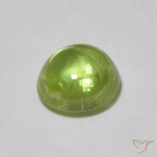 Sfene Verde brillante naturale da 1.15 ct, Ovale, Trasparente