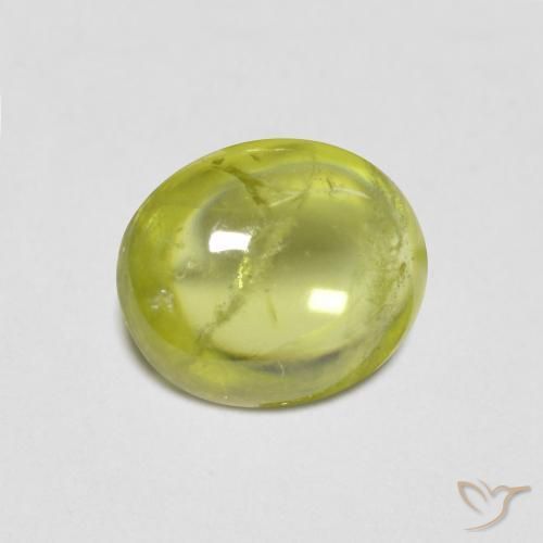 2.76ct Naturale Giallo medio Sfene, Ovale, Trasparente