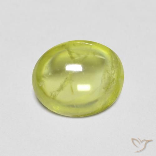 Sfene Giallo medio naturale da 2.76 ct, Ovale, Trasparente