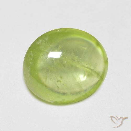 Sfene Verde brillante naturale da 1.42 ct, Ovale, Trasparente