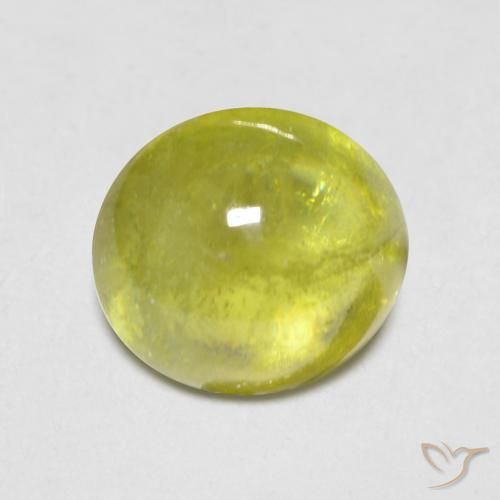 1.83ct Naturale Verde chiaro Sfene, Ovale, Trasparente