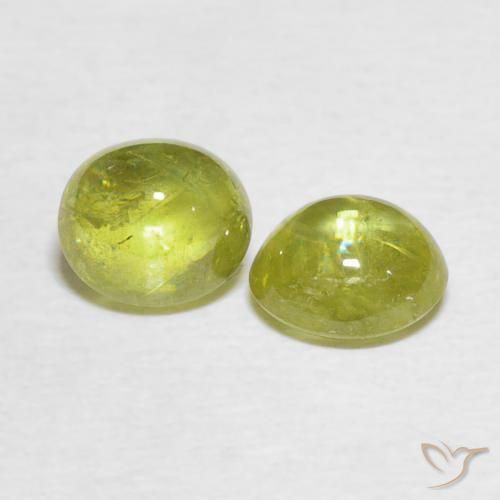 Gemme di Sfene Pineapple yellow naturale da 1.98 ct, Ovale, Trasparente