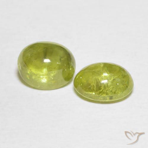 Gemme di Sfene Giallo medio naturale da 3.61 ct, Ovale, Trasparente