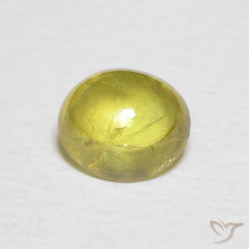 0.81ct Naturale Giallo medio Sfene, Ovale, Trasparente
