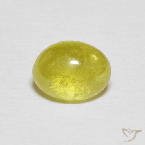 1.76ct Naturale Pineapple yellow Sfene, Ovale, Trasparente