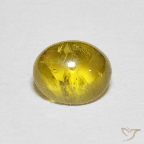 2.79ct Naturale Giallo brunastro Sfene, Ovale, Trasparente