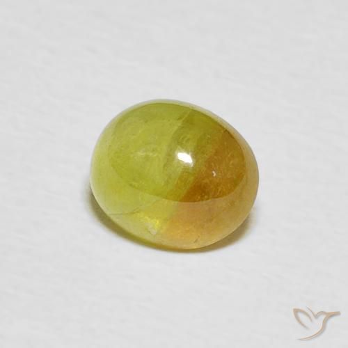Sfene Giallo pallido naturale da 1.50 ct, Ovale, Traslucido